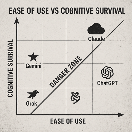 Ease of Use vs Cognitive Survival