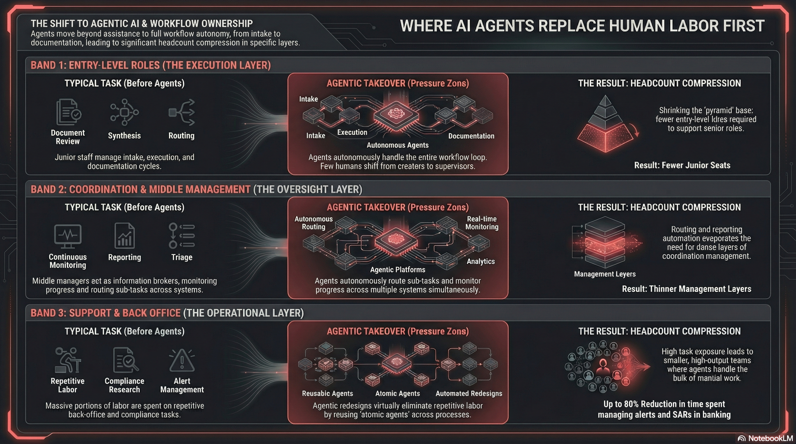 Where agents replace roles
